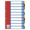 Dohe Separadores Autoadhesivos para Archivadores - 120 Micras - Multitaladro 16 Perforaciones