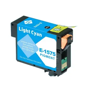 Epson T1575 Cartucho de Tinta Pigmentada Cyan Light - Reemplazo C13T15754010