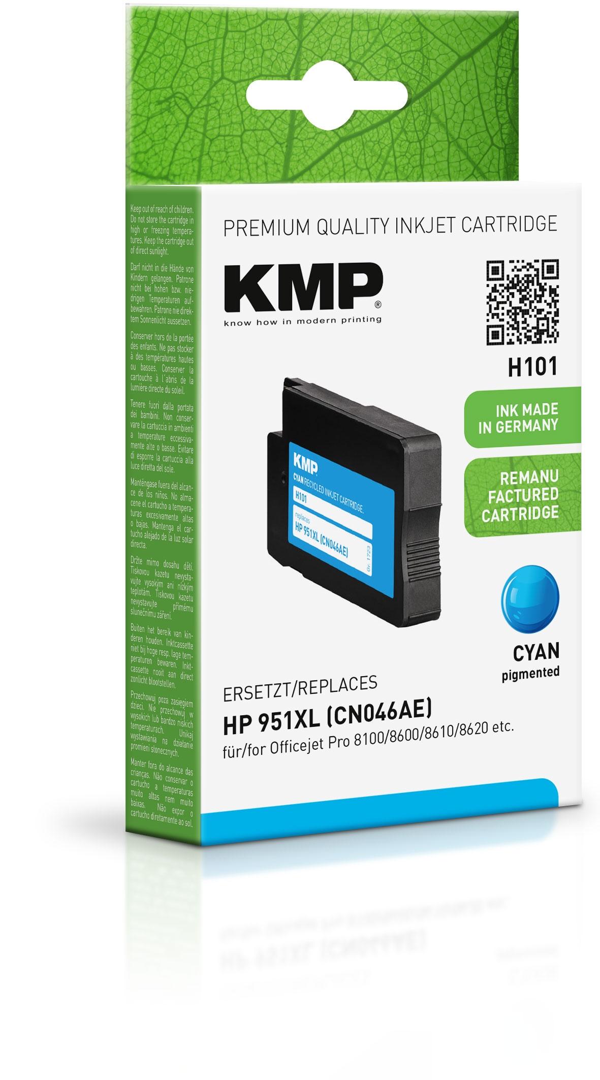 Tinta Kmp Cian Officejet Pro 8100 8600 - Nº 951 Xl