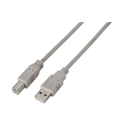 Aisens Cable USB 2.0 Impresora Tipo A/M - B/M Beige 3.0M