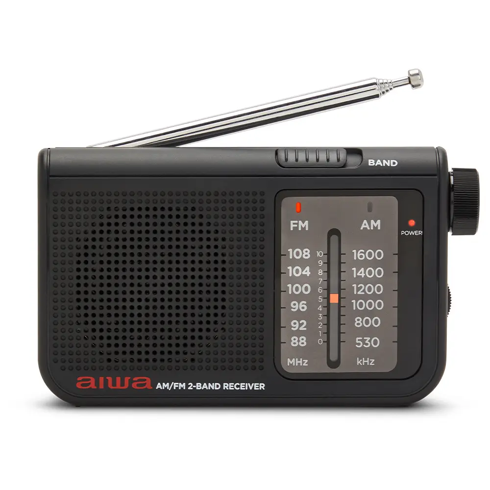 Aiwa RS-55 Radio Analógica con Altavoz Integrado y Jack 3.5mm