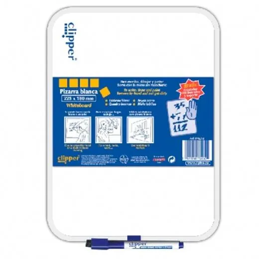 Alpino Pizarra Blanca Grande 35x25cm Con Rotulador Blister