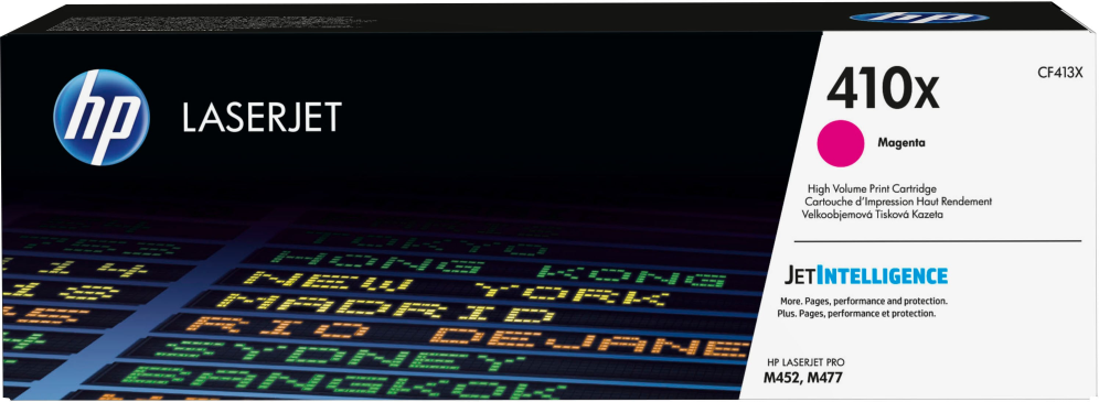 Hp Cartucho De Tóner Original Laserjet 410X Magenta De Alta Capacidad