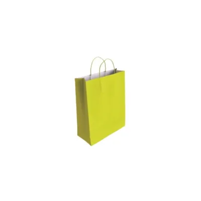 Bismark Bolsa de Papel Celulosa 24x8x18cm Color Pistacho