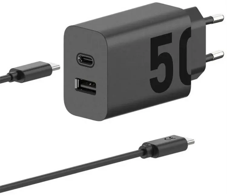 Motorola Cargador Pared Con Cable Usb-C Turbo Power 50W