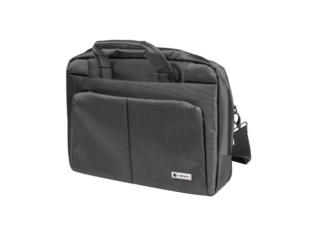 Natec Gazelle Maletín para Portátiles 15,6" - Resistente a Salpicaduras - Color Gris
