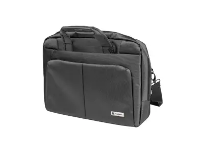 Natec Gazelle Maletín para Portátiles 15,6" - Resistente a Salpicaduras - Color Gris