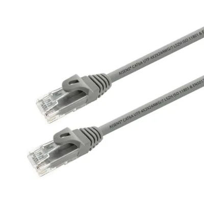 Aisens Cable De Red RJ45 LSZH Cat.6A 500MHz UTP AWG24 Gris 1.0M