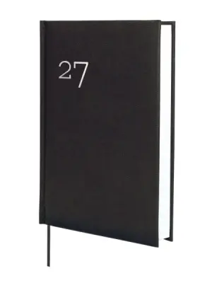 Finocam Agenda Profesional Dynamic Milano Catalán 2027 1 Día por Página 140x204mm Tapa Dura Negra