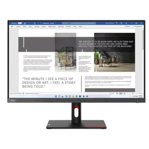 Lenovo ThinkVision S27i-30 Monitor 27" FHD IPS 100 Hz 4ms HDMI VGA Negro