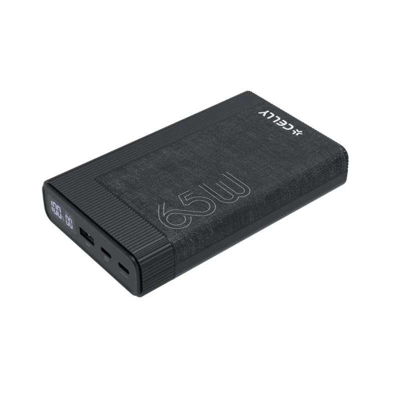 Celly Powerbank Pd65W 20000 Mah 65W Evo Negra