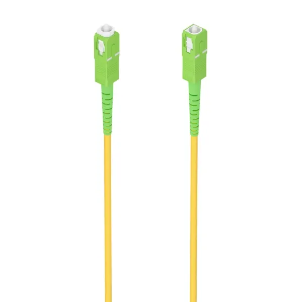 Aisens Cable Fibra Optica Latiguillo G657A2 3.0 9/125 Smf Simplex Cpr Dca Lszh - Sc/Apc-Sc/Apc - 3M - Color Amarillo