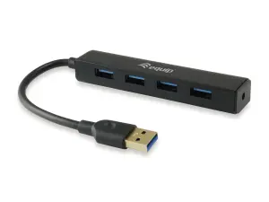 HUB USB 3.0 EQUIP LIFE 4 PUERTOS MINI HUB - Conexión Eficiente