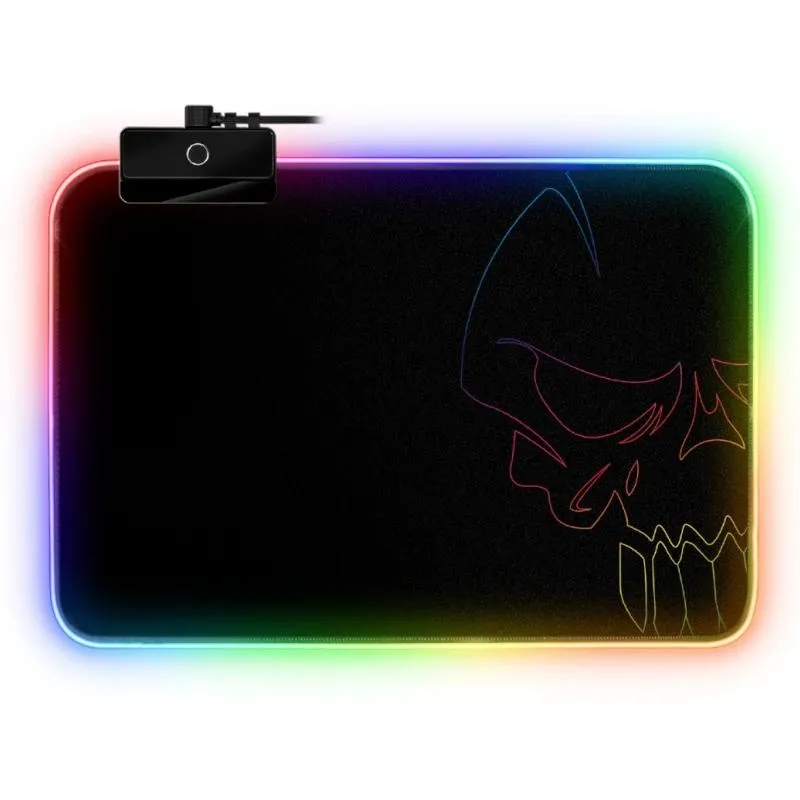 Spirit Of Gamer Alfombrilla Darkskull Rgb Xxl