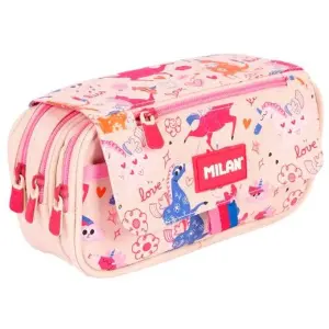 Milan Portatodo 4 Cremalleras Con Solapa Serie Especial Flowicorn