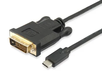 EQUIP Cable USB-C Macho a DVI (24+1) 1.8M