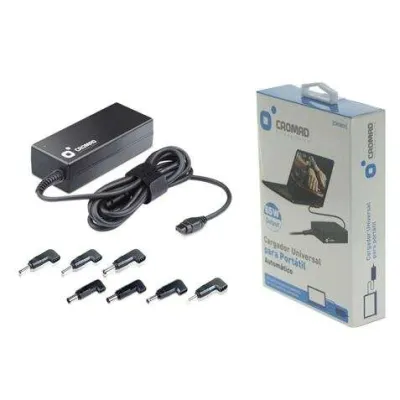 Cromad Cargador Universal Automático 65W con 8 Conectores Diferentes