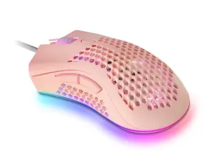 MARS GAMING MOUSE MMEX HIVE PINK RGB 32Kdpi PIXART 3389PRO
