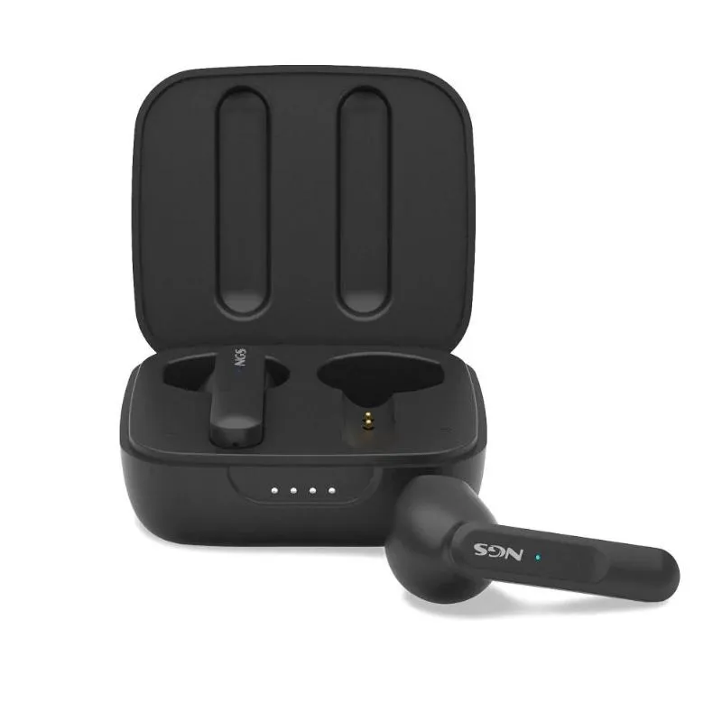 NGS Artica Move Auriculares Intrauditivos Bluetooth 5.3 TWS - Manos Libres - Autonomía 7h - Color Negro