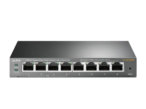 Switch Semigestionable Tp-Link Sg108Pe 8P Giga Alimentacion Poe 55W Carcasa Metalica