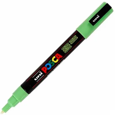Posca Marcador  Pc-3M Punta Cónica 0,9 - 1,3 Mm Verde Manzana