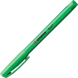 Stabilo Marcador Fluorescente Flash Verde Caja 10 Unidades