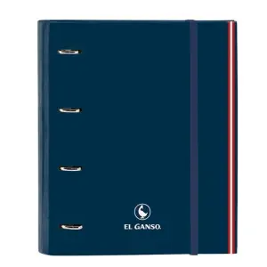 Safta Carpeta De Anillas A4 100H 5X5MM Con Separadores Duras El Ganso Classic Azul