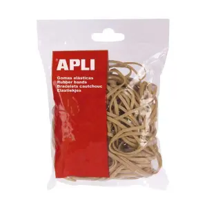 Apli Goma Elástica Marrón Caucho 100X5mm 100g