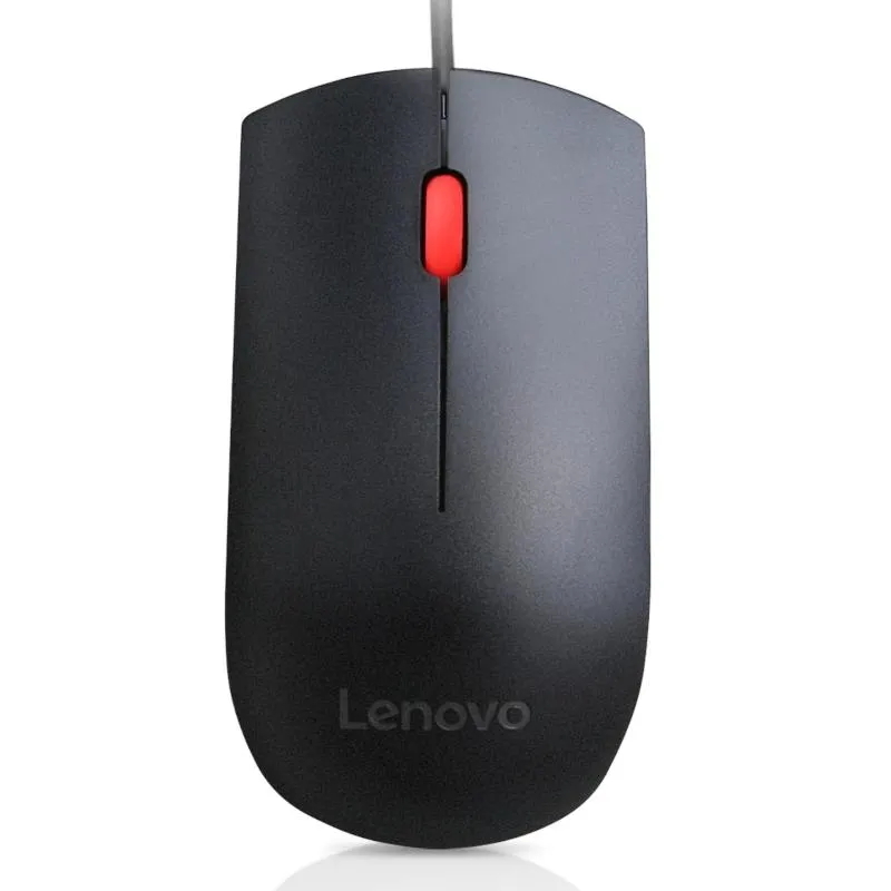 Lenovo Mouse USB 1600DPI Negro Essential