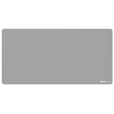 Fellowes Breyta Alfombrilla de Escritorio - Antideslizante - Proteccion Antimicrobiana - Antirreflectante - Fabricado con Material Reciclado - 40x80x0.25cm - Color Gris