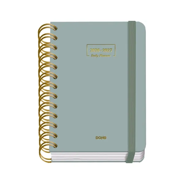 Dohe Agenda Escolar 26/27 A6 Día Página Papel Offset 80g Cubierta Cartón Verde