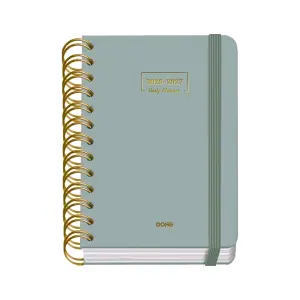 Dohe Agenda Escolar 26/27 A6 Día Página Papel Offset 80g Cubierta Cartón Verde