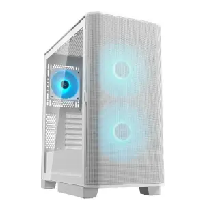 Cougar Airface Flo RGB Semitorre Blanca