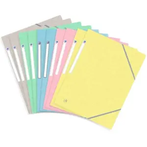 Oxford Carpeta De Gomas Con Solapas Top File+ A4 Tapa Blanda Colores Surtidos
