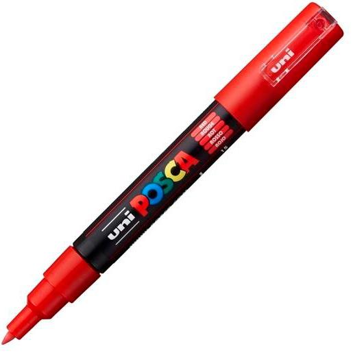 Posca Marcador  Pc-1M No Permanente Punta Fina 0.7-1Mm Rojo