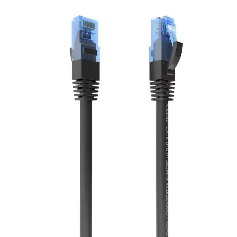 Aisens Cable Rj45 Cat.6 Utp Awg26 Cca Negro 1.0M