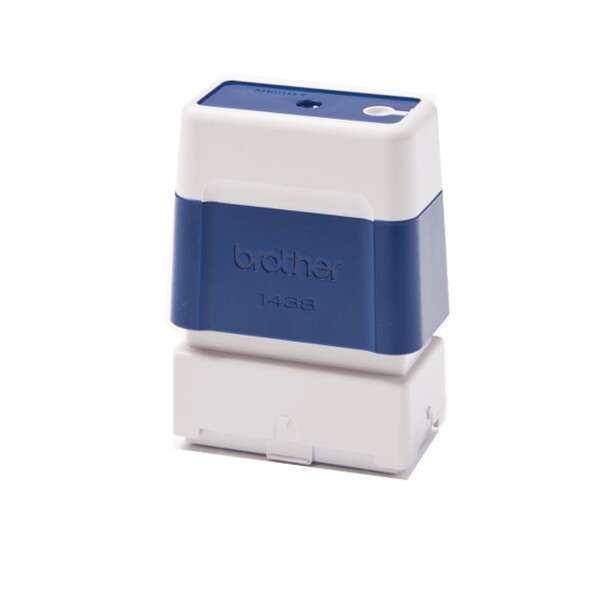 Brother Pr1438E6P Pack De 6 Monturas De Sellos Originales - 14X38Mm - Color Azul