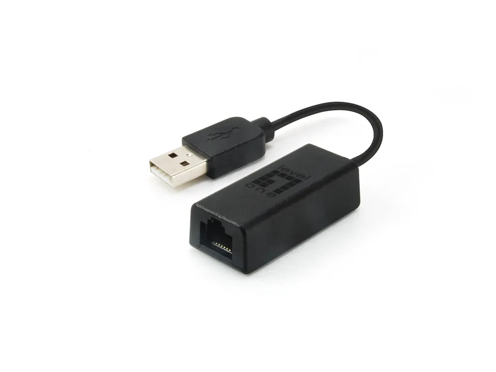 Adaptador Usb A Ethernet 10/100 Rj45 Level One - Conexión Rápida