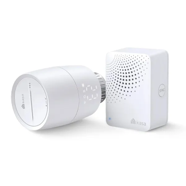 TP-Link Kasa KE100 Kit Termostato de Radiador Inteligente WiFi con Control por App y Asistente Virtual