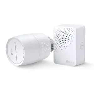 TP-Link Kasa KE100 Kit Termostato de Radiador Inteligente WiFi con Control por App y Asistente Virtual