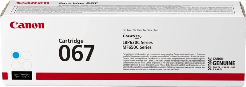 Canon 067 Cyan Cartucho De Toner Original - 5101C002