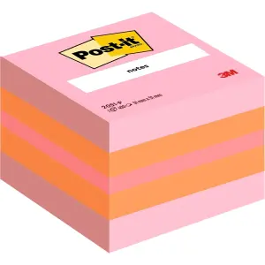 Post-it Cubo 400 Notas Adhesivas Reposicionables 51x51mm Colores Surtidos