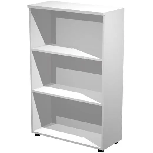 ARTEXPORT ESTANTERÍA MEDIA PRESTO ABIERTA 2 ESTANTES 22MM REGULABLES CON TRASERA BLANCO