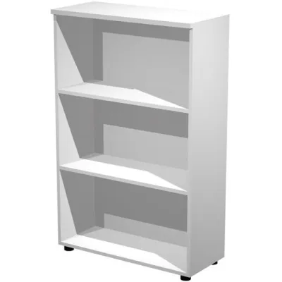 ARTEXPORT ESTANTERÍA MEDIA PRESTO ABIERTA 2 ESTANTES 22MM REGULABLES CON TRASERA BLANCO