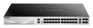 D-Link DGS-3130-30S/E Switch Gestionable L3 Stackable 24P SFP + 2P 10G + 4P 10G SFP+