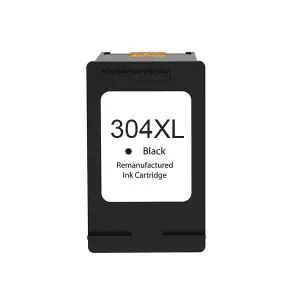 HP 304XL Negro Cartucho de Tinta Remanufacturado - Muestra Nivel de Tinta