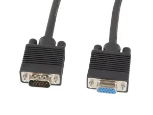 Lanberg Cable VGA 3m D-Sub Negro CA-VGAC-10CC-0030-B+