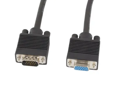 Lanberg Cable VGA 3m D-Sub Negro CA-VGAC-10CC-0030-B+