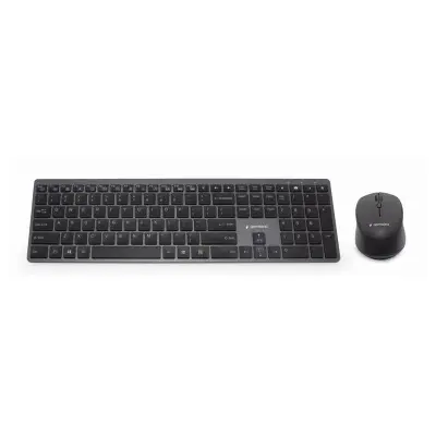 Gembird Kit Teclado y Ratón Inalámbrico Pro Slim Negro