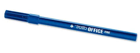 Tratto Office Fine Rotulador Punta De Fibra Azul -12U-